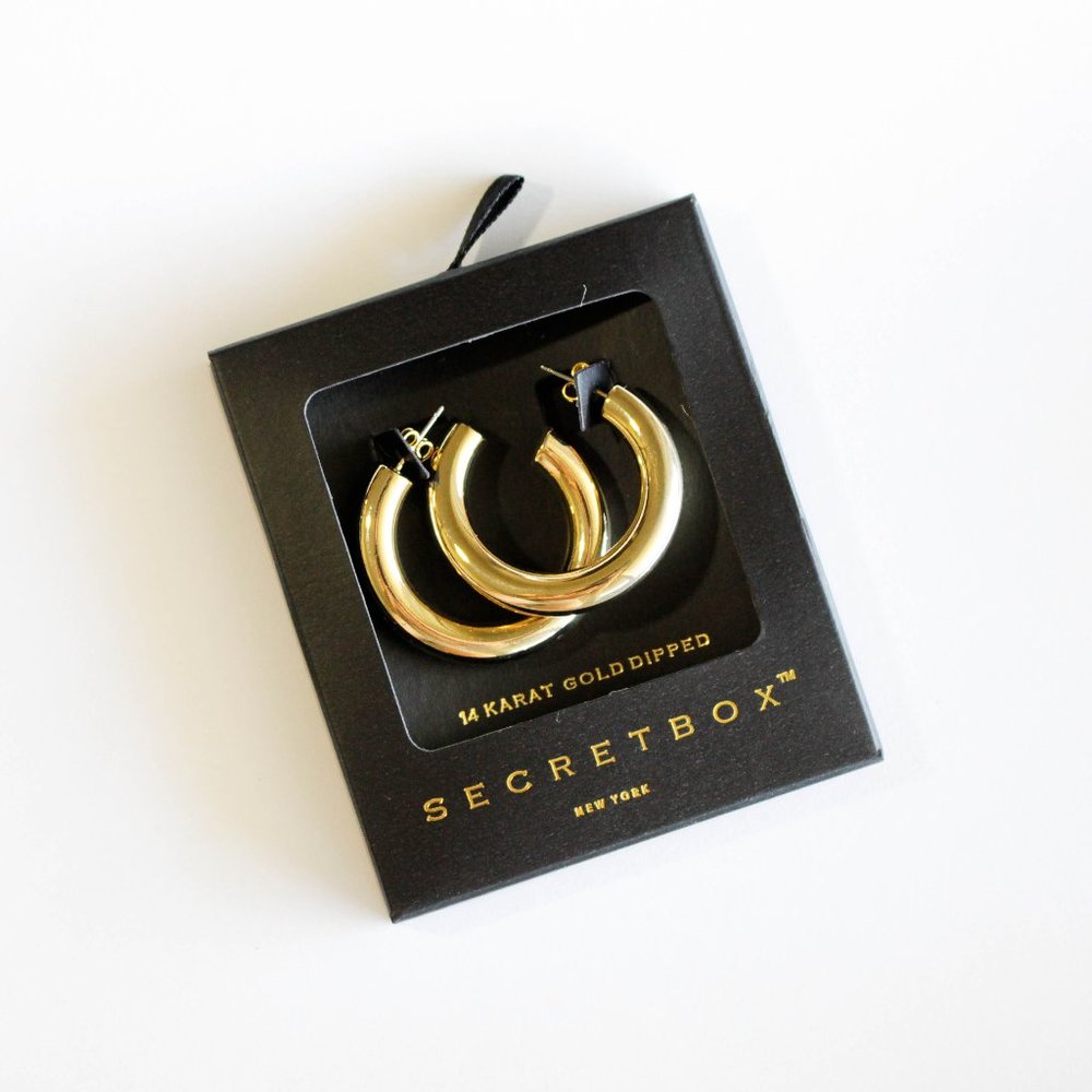 NWT 14k Gold* Hoop Earrings